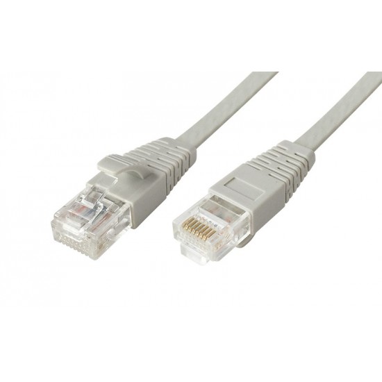 POWERTECH Καλώδιο UTP Cat 6e, copper 24AWG, 0.5mm patch cord, 2m, γκρι