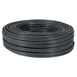 POWERTECH καλώδιο SF/UTP Cat 6e CAB-N157, CCA 24AWG 0.5mm, 305m, μαύρο