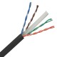 POWERTECH καλώδιο UTP Cat 6e CAB-N180, CCA 24AWG 0.5mm, PVC, 305m, μαύρο