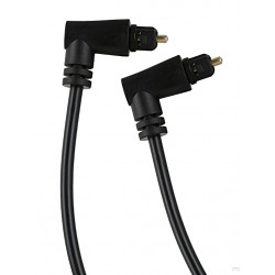 POWERTECH καλώδιο Toslink CAB-O009 90° male σε 90° male 4mm, PMMA, 2m