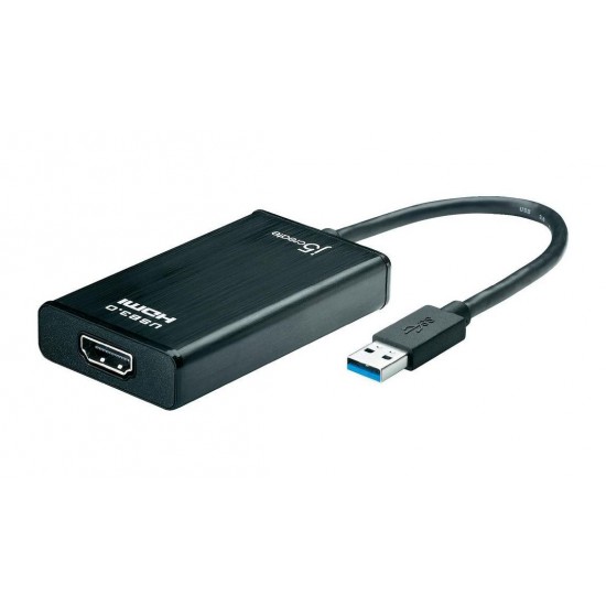 POWERTECH Μετατροπέας από USB 3.0 (M) σε HDMI 1.4V (F), 0.20m