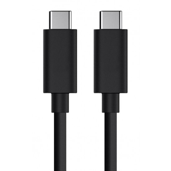 POWERTECH καλώδιο USB Type-C σε Type-C CAB-UC041, 5A, copper, 1m, μαύρο