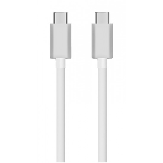 POWERTECH καλώδιο USB Type-C σε Type-C CAB-UC042, 5A, copper, 1m, λευκό