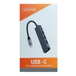 USB Type-C HUB CAB-UC045, 3x USB 3.0, USB-C PD, HDMI 4K
