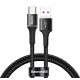 BASEUS καλώδιο USB σε Type-C CATGH-F01, LED, 5A 40W, 0.5m, μαύρο