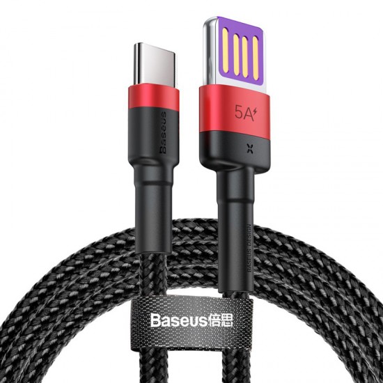 BASEUS καλώδιο USB σε Type-C CATKLF-P91,  40W, double-sided, 1m, κόκκινο
