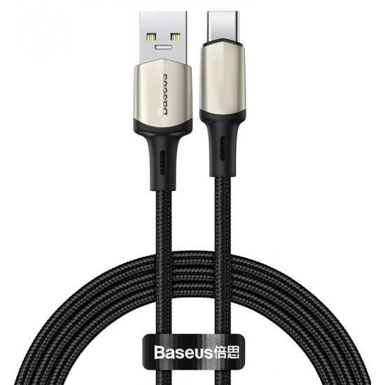 BASEUS καλώδιο USB σε USB Type-C CATKLF-VB01, VOOC, 5A, 2m, μαύρο