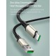 BASEUS καλώδιο USB σε USB Type-C CATKLF-VB01, VOOC, 5A, 2m, μαύρο