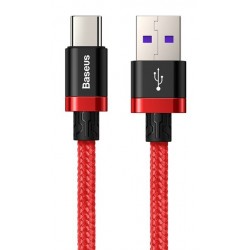 BASEUS καλώδιο USB σε Type-C CATZH-A09, 40W - 5A, 1m, κόκκινο