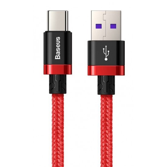 BASEUS καλώδιο USB σε Type-C CATZH-A09, 40W - 5A, 1m, κόκκινο