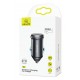 USAMS φορτιστής αυτοκινήτου C14, 1x type-C, 3A 18W, μεταλλικός, γκρι
