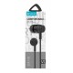 CELEBRAT Earphones CLB-V1-BK με μικρόφωνο, 10mm, 3.5mm, 1.2m, μαύρα