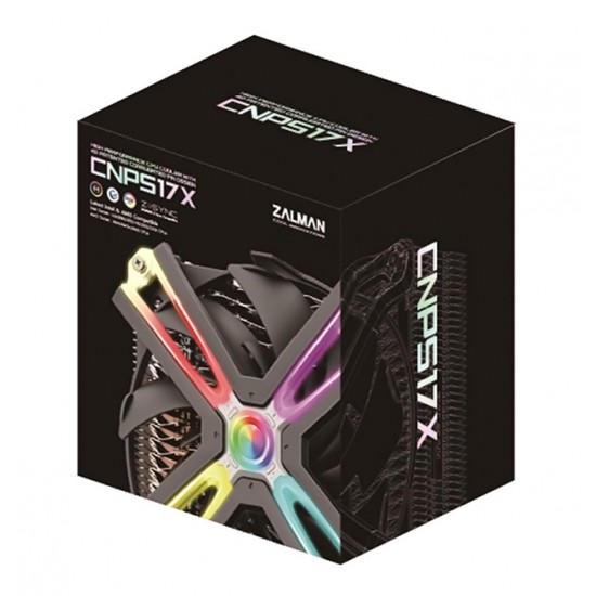 ZALMAN ψύκτρα για CPU CNPS17X, 1500rpm, 29dBA, 61CFM, 200W