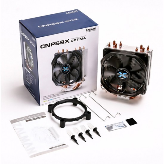 ZALMAN ψύκτρα για CPU CNPS9X Optima, 1500rpm, 26dBA, 60.98CFM, 180W