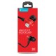 CELEBRAT earphones με μικρόφωνο D9, 10mm, 1.2m, κόκκινα