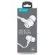 CELEBRAT earphones με μικρόφωνο D9, 10mm, 1.2m, λευκά