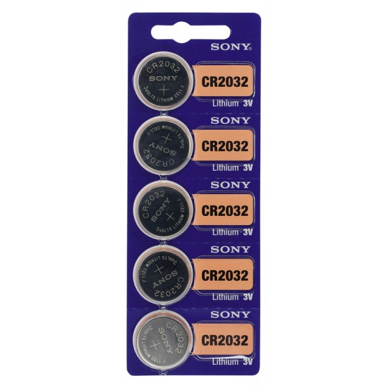 SONY Μπαταρία λιθίου CR2032, 3V, 5τμχ
