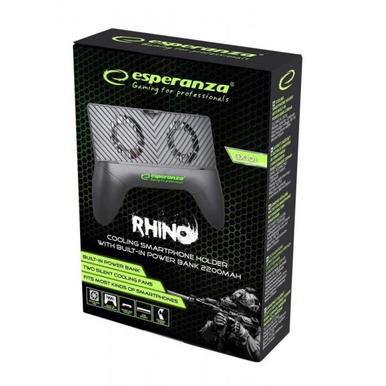 ESPERANZA Βάση για smartphone Rhino EGG101 με ψύκτρα & powerbank 2000mAh