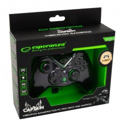 ESPERANZA gamepad GX660, με vibration, PC, PS3, Xbox One, Android