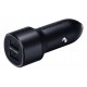 SAMSUNG Φορτιστής αυτοκινήτου EP-L1100NBEGWW, 2x USB-A, 2A, μαύρο