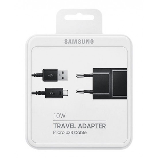 SAMSUNG Φορτιστής τοίχου EP-TA12EBE USB(A) σε Micro USB, 2A, μαύρος