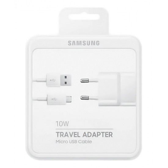 SAMSUNG Φορτιστής EP-TA12EWE USB 2.0 σε Micro USB, 2A 10W, retail, λευκό