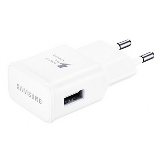 SAMSUNG Φορτιστής EP-TA20EBECGWW, USB Type-C, 15W 2A, retail, λευκό
