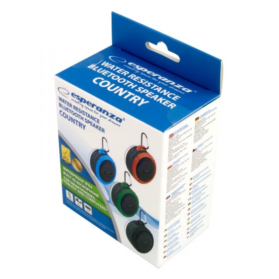ESPERANZA Φορητό ηχείο Country EP125KK, Βluetooth/USB/microSD, 250mAh