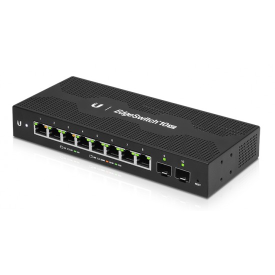 UBIQUITI Gigabit PoE switch ES-10XP, 8x 10/100/1000Mbps