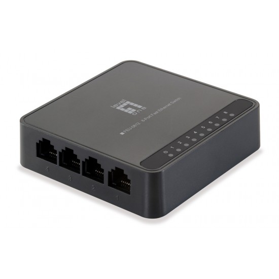 LEVELONE Ethernet switch FEU-0812, 8-port 10/100Mbps, Ver. 1.0