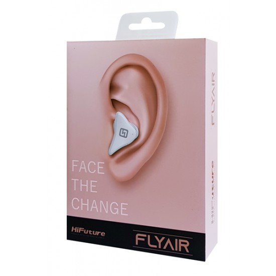 HIFUTURE earphones FlyAir, true wireless, με θήκη φόρτισης, λευκά
