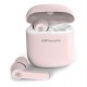 HIFUTURE earphones FlyBuds, true wireless, με θήκη φόρτισης, ροζ