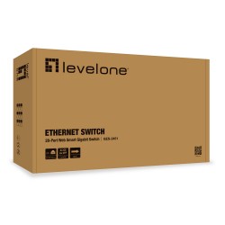LEVELONE Web Smart Gigabit switch GES-2451, 28-port, Ver. 3