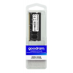 GOODRAM Μνήμη DDR4 SODIMM, 4GB, 2400MHz, PC4-19200, CL17