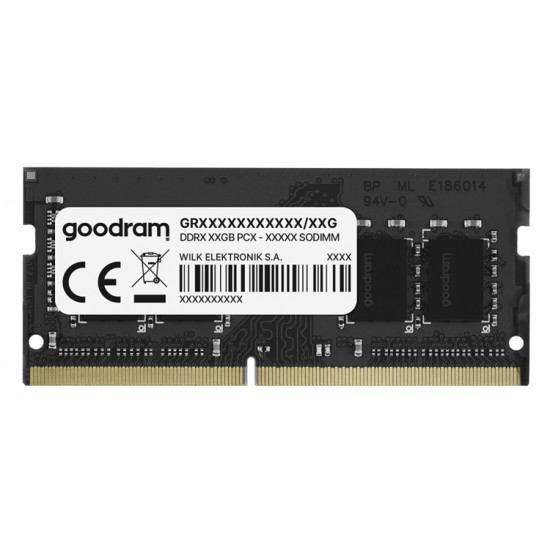 GOODRAM μνήμη DDR4 SODIMM GR3200S464L22S-8G, 8GB, 3200MHz, CL22