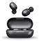 HAYLOU earphones GT1, true wireless, θήκη φόρτισης, touch control, μαύρα