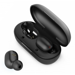 HAYLOU earphones GT1 Plus, true wireless, θήκη φόρτισης, μαύρα