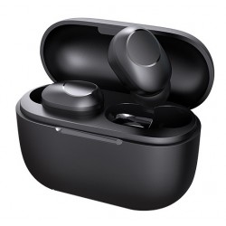 HAYLOU earphones GT5, true wireless, θήκη φόρτισης, touch control, μαύρα
