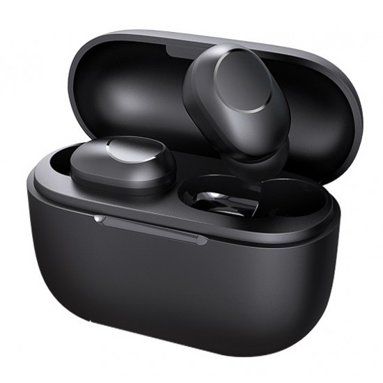 HAYLOU earphones GT5, true wireless, θήκη φόρτισης, touch control, μαύρα