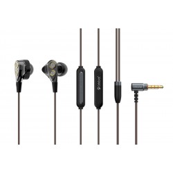 CELEBRAT earphones με μικρόφωνο H1, μαύρα