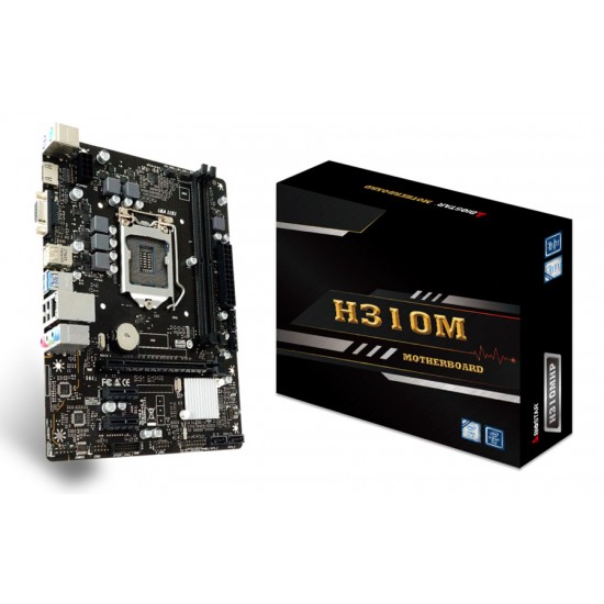BIOSTAR Μητρική H310MHP, 2x DDR4, s1151, USB 3.1, HDMI, mATX, Ver. 7.0