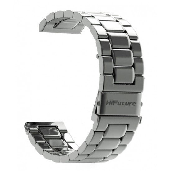 HIFUTURE Μπρασελέ ρολογιού HIFIT-STRAP-ST, 22mm, ασημί