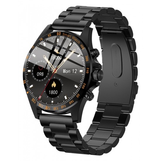 HIFUTURE smartwatch HiGEAR, 1.3", IP68, heart rate monitor, μαύρο