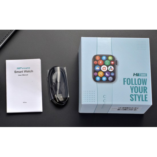 HIFUTURE smartwatch HiTIME, 1.75", IP68, heart rate monitor, μπλε