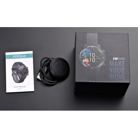 HIFUTURE smartwatch HiWAVE, 1.3", IP68, heart rate monitor, ροζ χρυσό