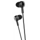 USAMS earphones με μικρόφωνο EP-12, 10mm, 1.2m, μαύρα