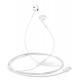 USAMS earphones με μικρόφωνο EP-34, type-C, 1m, λευκά