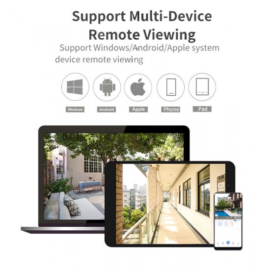 INNOTRONIK WiFi IP κάμερα ICS-B10 με προβολέα & ανιχνευτή κίνησης, 1080p