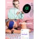 ΙΝΤΙΜΕ Smartwatch S08, 1.3" έγχρωμο, IP68, HR & Blood pressure, μαύρο
