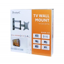BRATECK Επιτοίχια Βάση Διπλού Βραχίονα KLA26-113 για Monitor 13-27" 20kg
